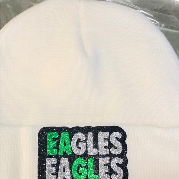 Jackets & Blazers - Eagles White Beanie